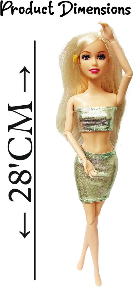 HappyBive Fashionable Beautiful Elegant Doll with Movable Joints for Girls Pack of 1 11 Fashionable Beautiful Elegant Doll with Movable Joints for Girls Pack of 1 11 Buy Doll toys in India