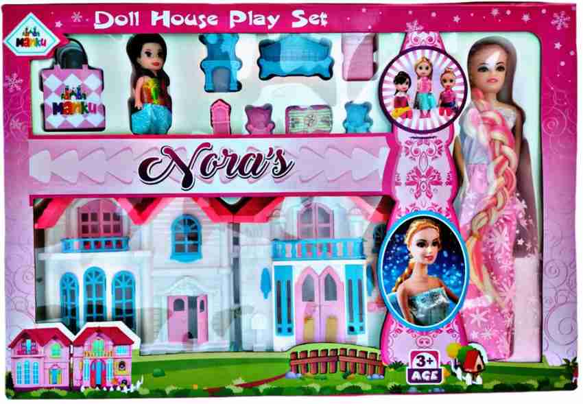 Barbie big 2025 doll house set