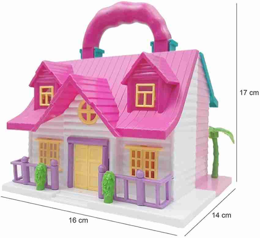 D Plus TITLE Big Size Funny House Play Set Doll House Toy for