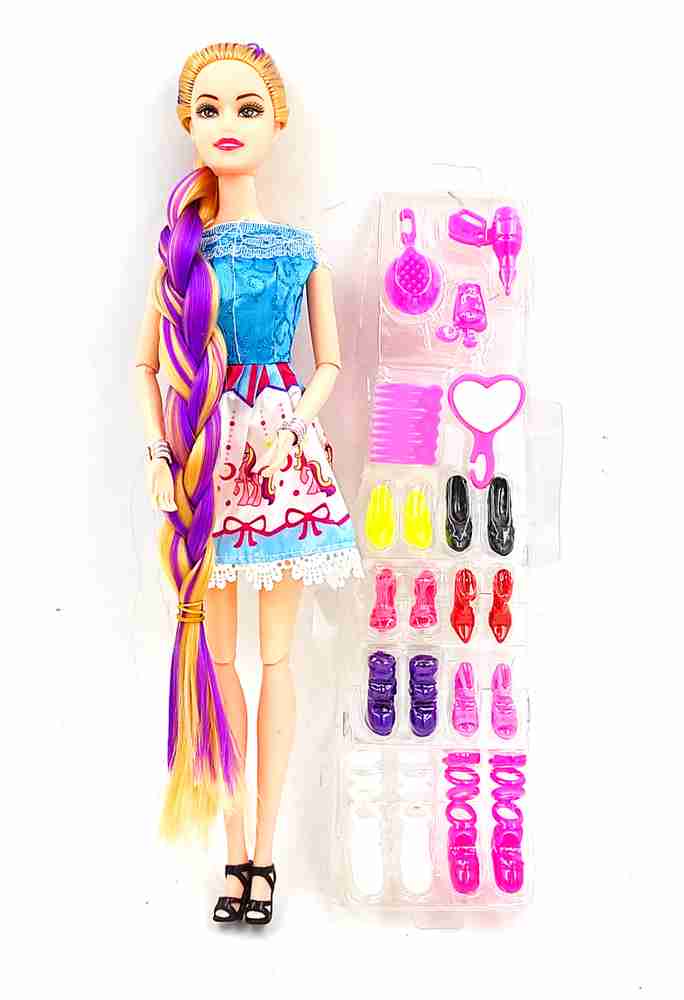Johnnie Boy Doll For Girls with Long Hairs Shoes Set and Beauty