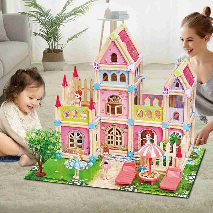 Tarak Dream home 234 Pieces Premium Wooden Castle Dollhouse Stacking Educational Toys Dream home 234 Pieces Premium Wooden Castle Dollhouse Stacking Educational Toys Buy dream home toys in India. shop