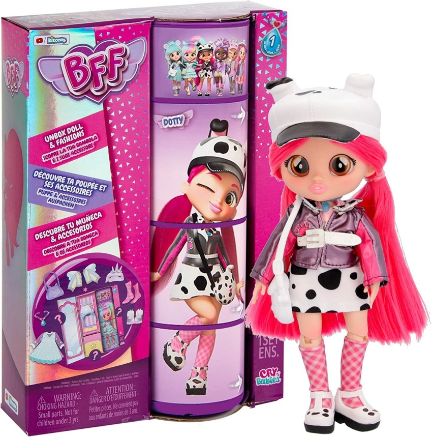 TOY GARRAGE BFF Dotty Fashion Doll with 9+ Surprises Including Outfit and  Accessories - BFF Dotty Fashion Doll with 9+ Surprises Including Outfit and  Accessories . Buy Dotty toys in India. shop