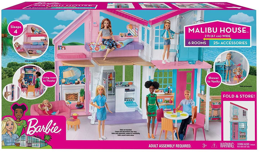 Barbie folding hotsell dollhouse