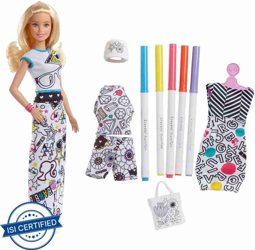 Crayola barbie set top