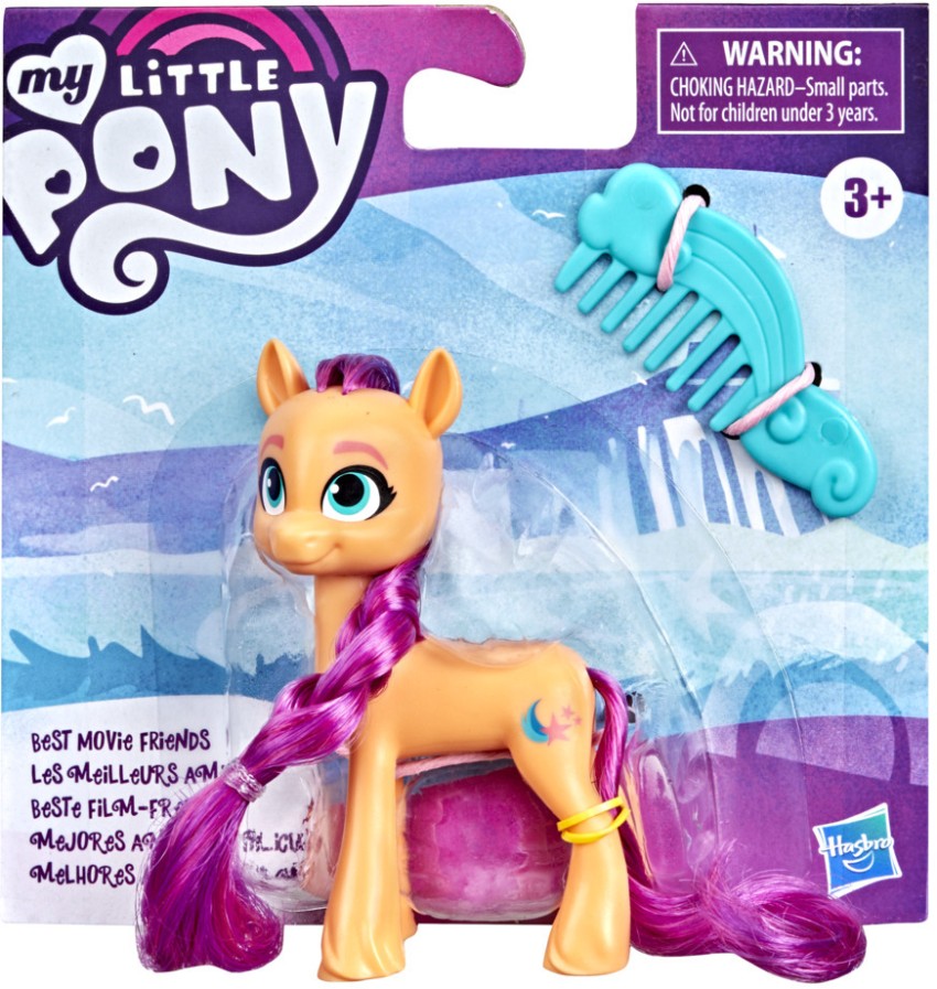 My Little Pony: A New Generation Best Movie Friends Figure - 3-Inch Pony  Toy with Comb for Kids Ages 3 and Up - My Little Pony