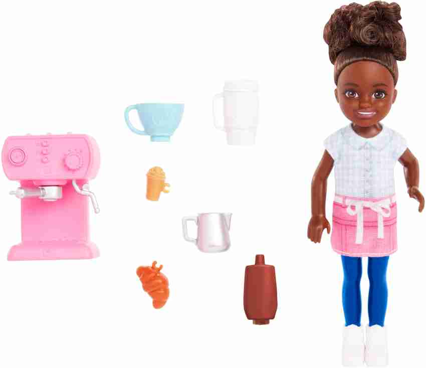 BARBIE Chelsea Doll and Accessories Barista Set Chelsea Doll and