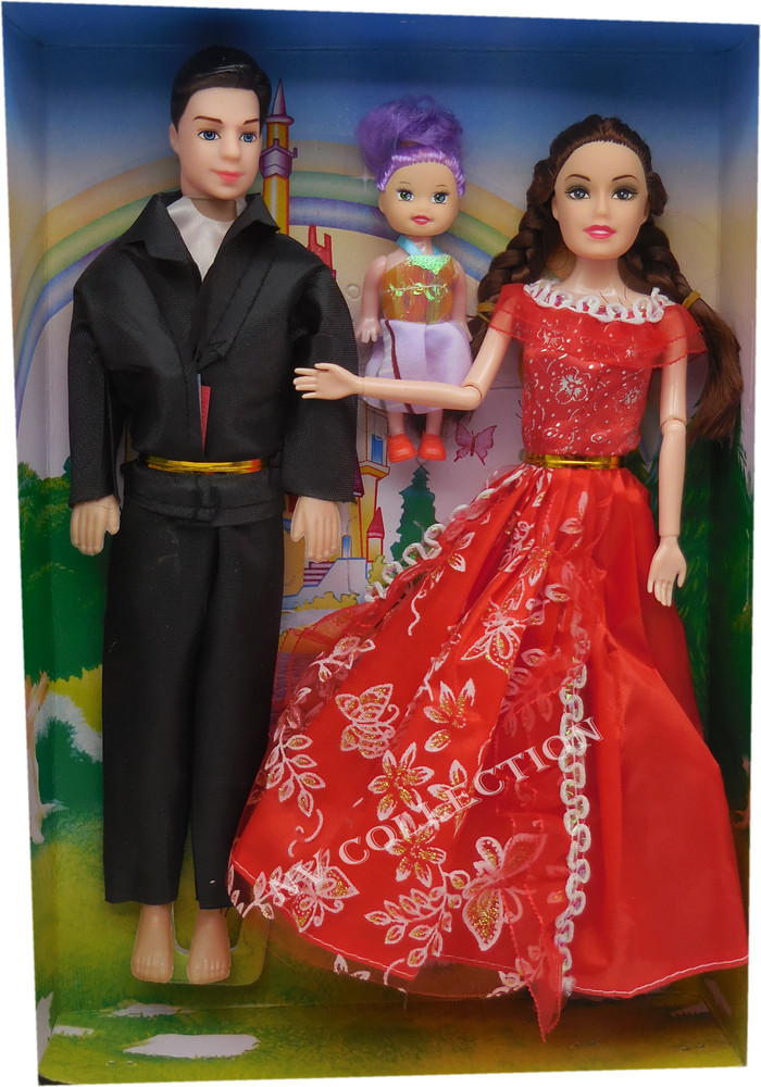 NV COLLECTION Realistic Couple Doll Set Dress Folding Hands Legs Moving Neck Couple Doll Set Realistic Couple Doll Set Dress Folding Hands Legs Moving Neck Couple Doll Set Buy Family