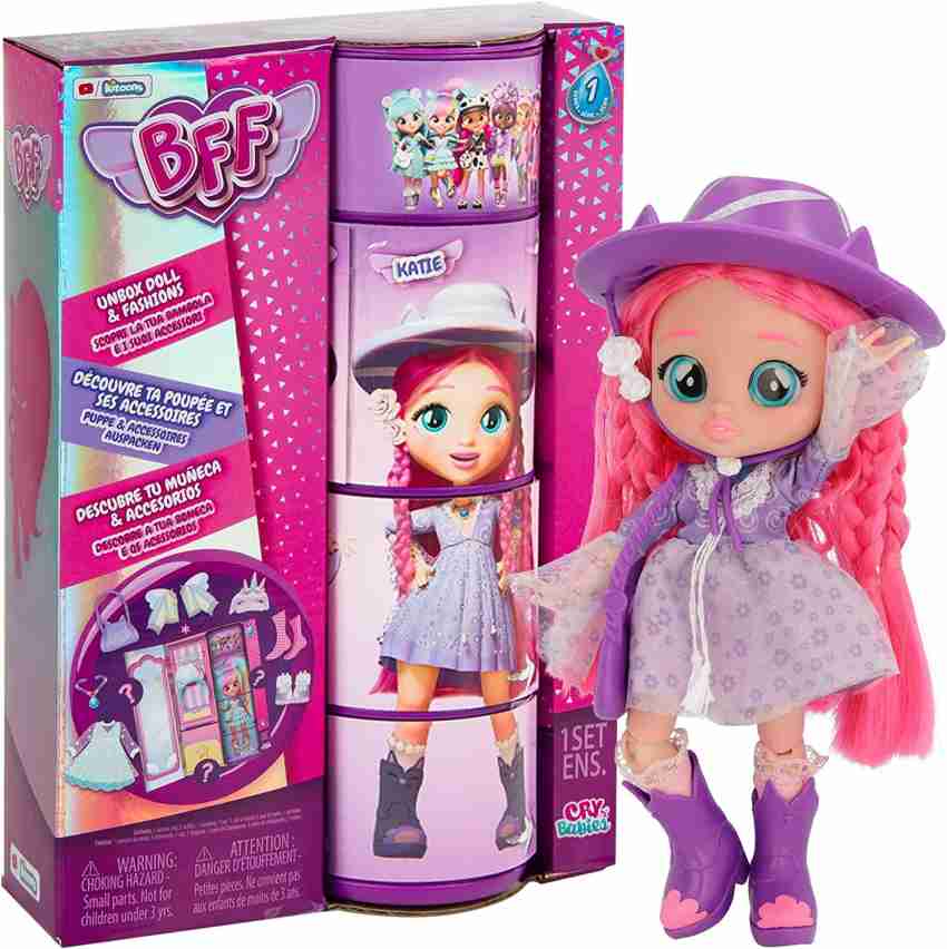 Cry Babies BFF Series 1 Jenna Fashion Doll Multicolor - Height 20