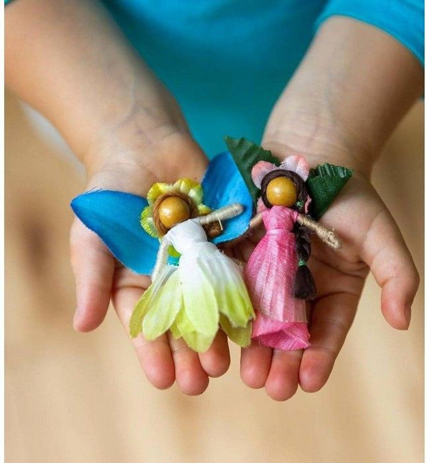 Magic Cabin Fairy Dolls Take Along Posable Pocket Fairies for