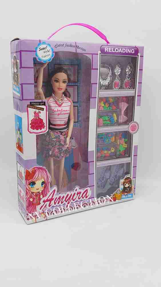 Barbie doll new arrivals house makeup set