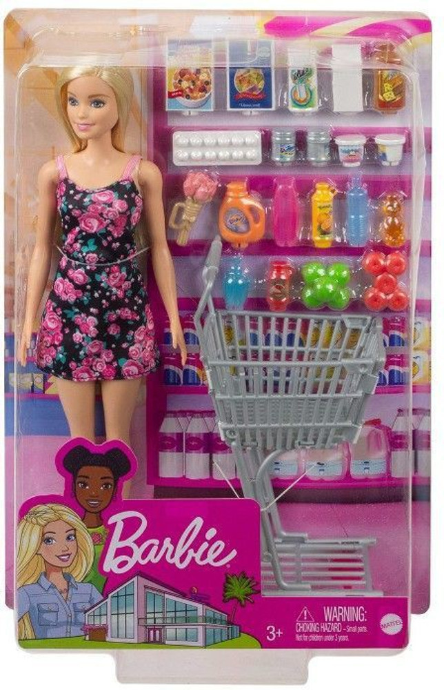 Barbie shopping playset clearance