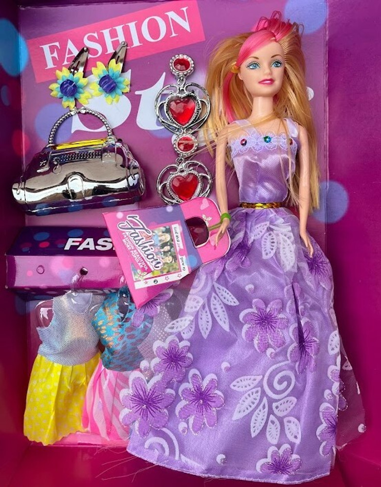 RAGVEE Happy Partner Fashion Doll for Kids 28cm with 3 pcs extra