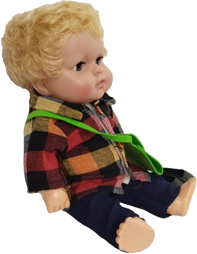 Girl deals boy doll