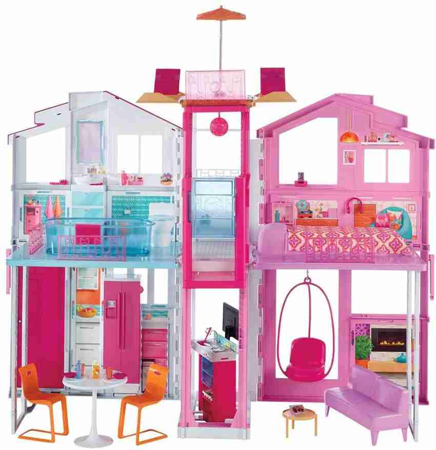 Barbie doll house store set flipkart