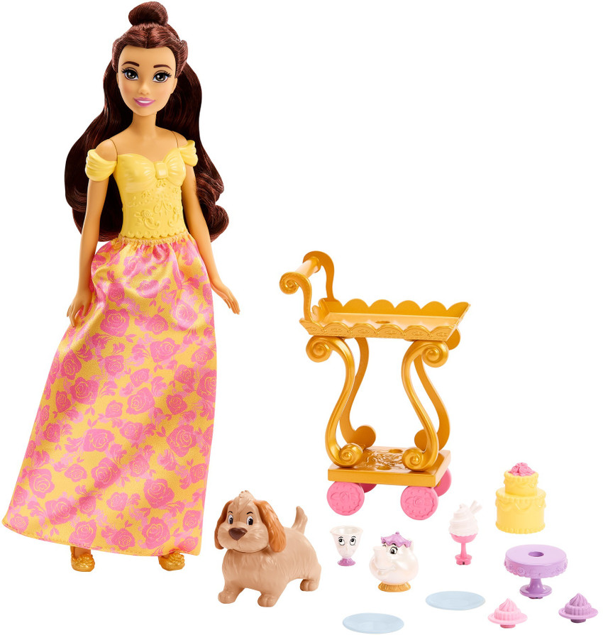 DISNEY PRINCESS Belle Doll with Shiny Clothing Tea Cart Belle Doll with Shiny Clothing Tea Cart Buy Doll toys in India. shop for DISNEY PRINCESS products in India. Flipkart