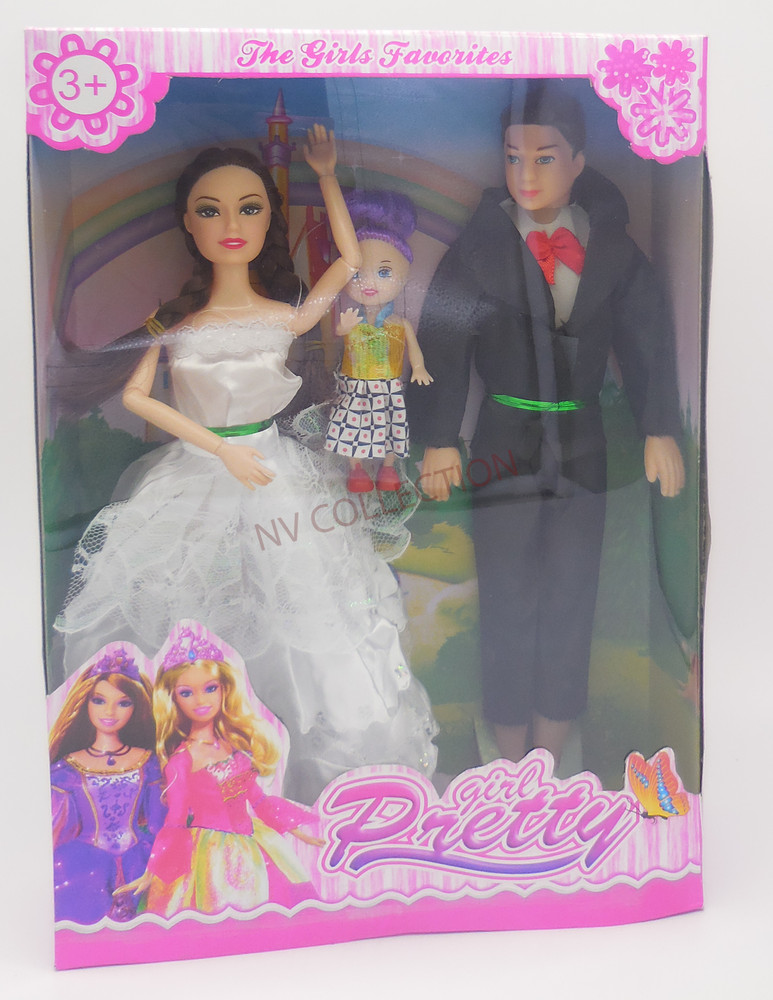 Etahmart Couple pretty Doll with Doll Baby Girl toy Multicolor 1pc Couple pretty Doll with Doll Baby Girl toy Multicolor 1pc Buy Family Couple Doll Set toys in India. shop