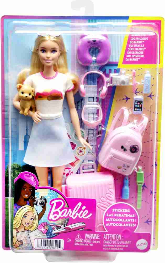 Barbie travel adventure discount set