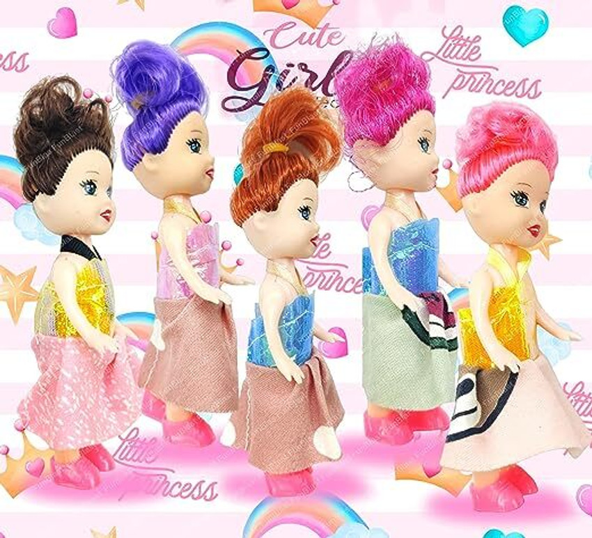 Khilaunewala 10 CM Cute Realistic Dolls for Girls 10 CM Cute
