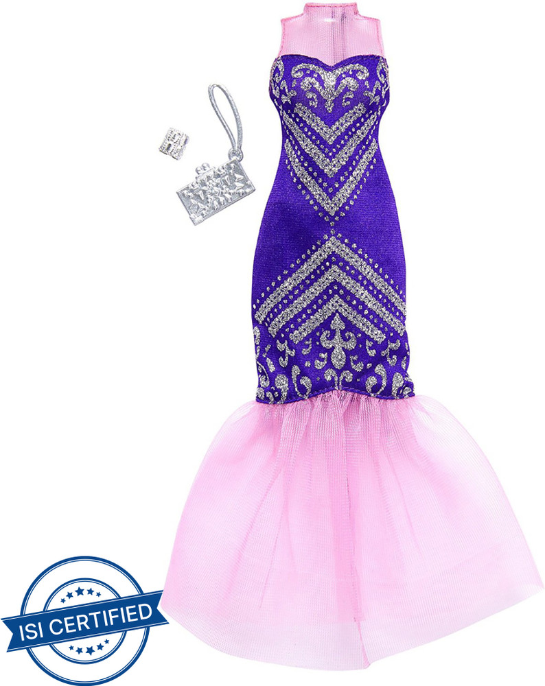 BARBIE Complete Looks Purple Mermaid Gown Complete Looks Purple