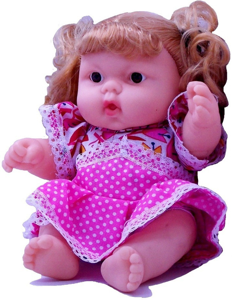 Kids KUKI Baby Girl Doll for Boys Girls 24 cm Height While Standing Pack of 01 KUKI Baby Girl Doll for Boys Girls 24 cm Height While