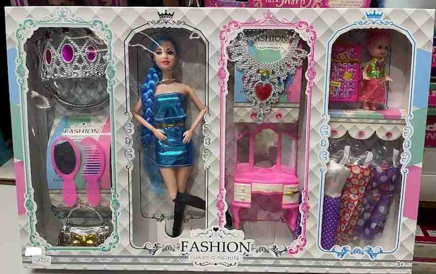 JGG Jain Gift Gallery stylish barbie doll with little cute doll