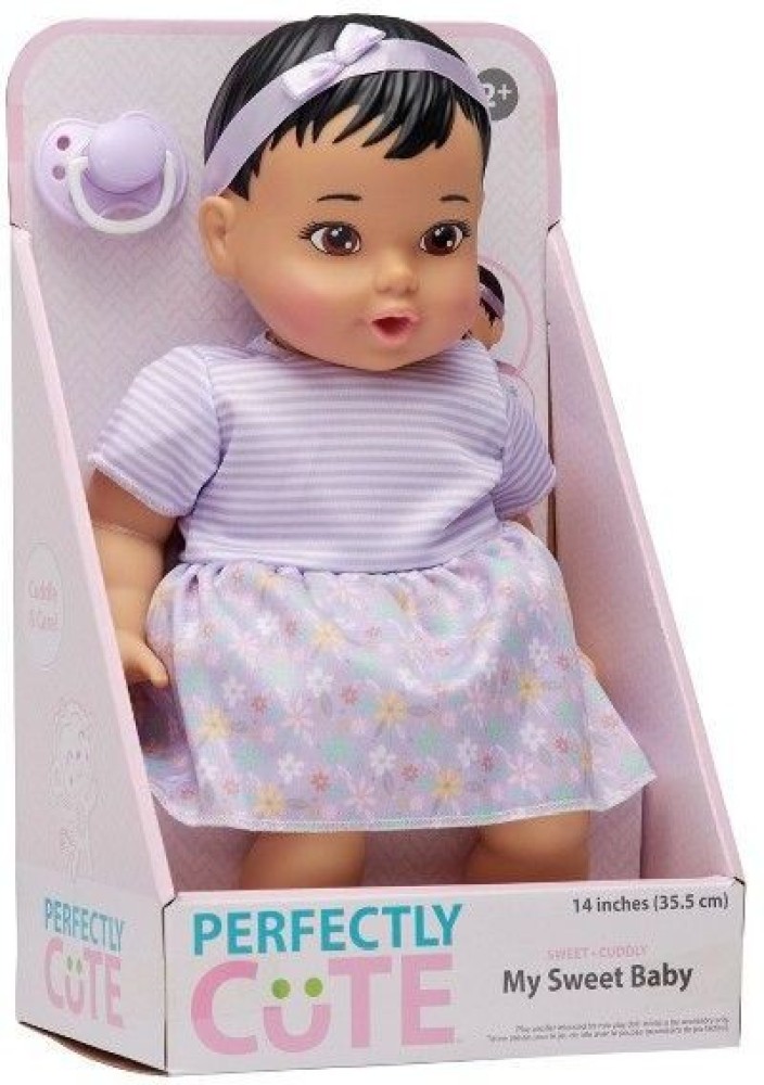 Perfectly Cute Basic Baby Girl 14 Baby Doll - Brunette and brown eyes