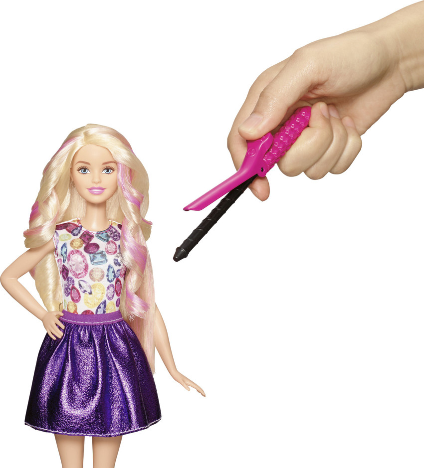 Barbie crimp shop and curl