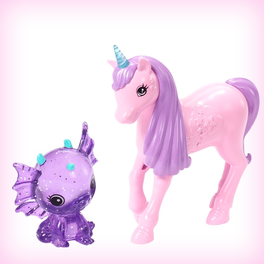 Barbie unicorn hot sale toy