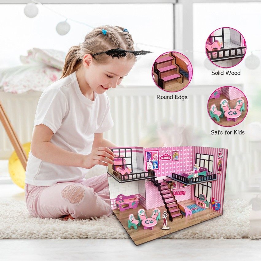 Girl barbie house hot sale