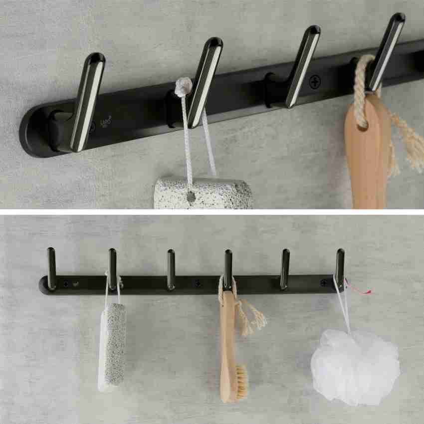 LAPO 6 Pin Hooks Door Hangers Hooks for Hanging Clothes and Keys Black Pack of 2 Door Hanger Price in India Buy LAPO 6 Pin Hooks Door Hangers Hooks for Hanging Clothes and Keys