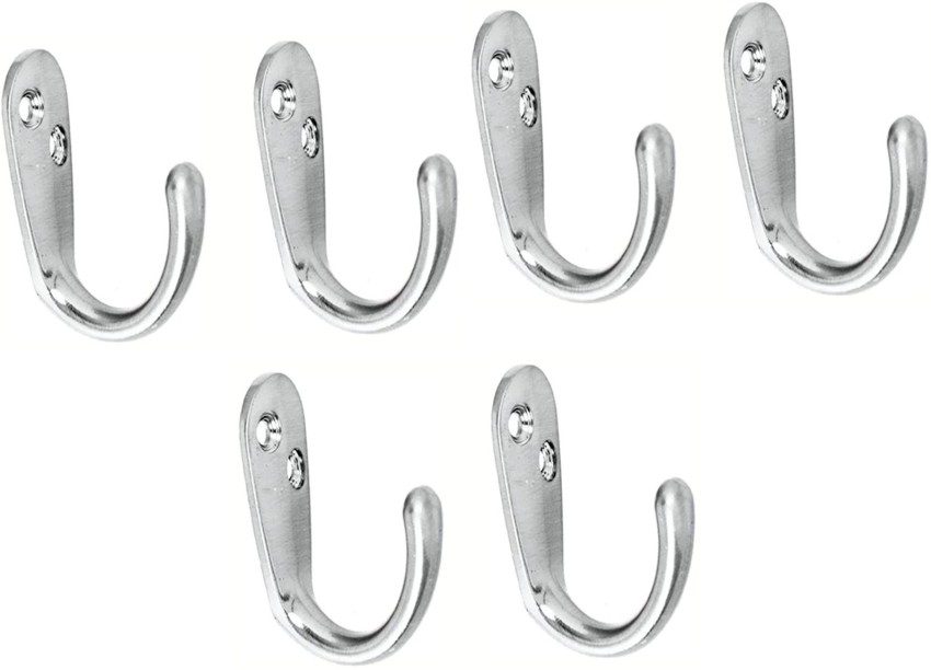 Ruhi Collections Metal Hooks Black Colour Set of 4 Hooks Wall Mounted Hooks  Hangers Clothes Door Hanger Price in India - Buy Ruhi Collections Metal  Hooks Black Colour Set of 4 Hooks