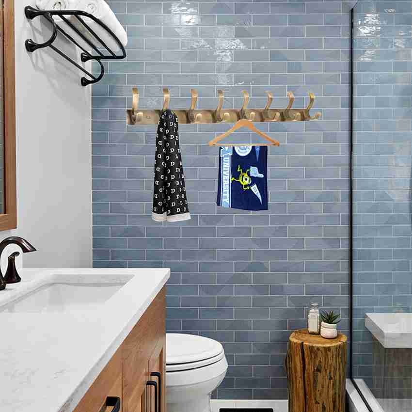 Shoptry Wall Hook Stand Cloth Hanger khunti Key Holder door rod rail hanging for dress Door Hanger Price in India Buy Shoptry Wall Hook Stand Cloth Hanger khunti Key Holder door