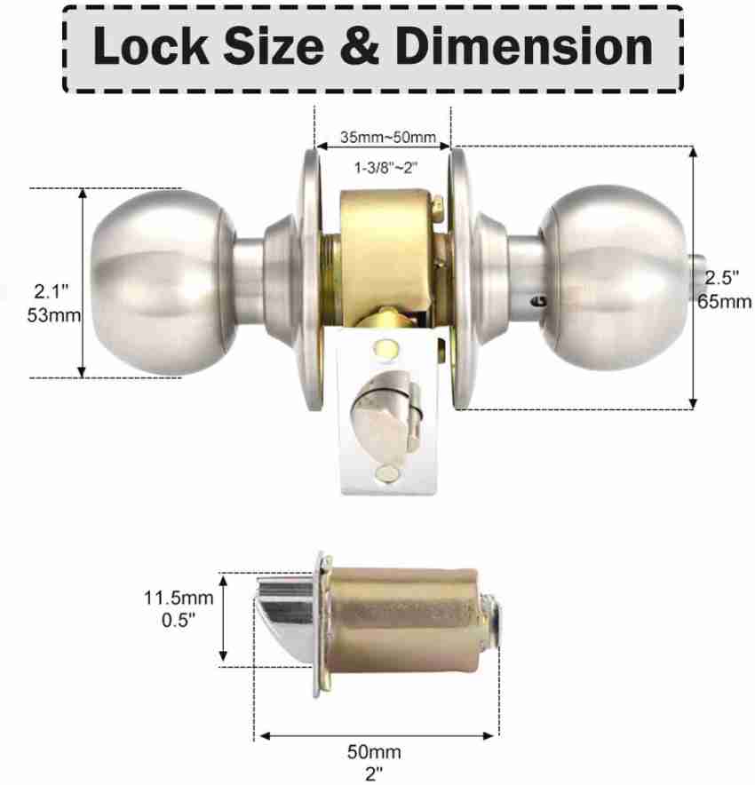 Nº 75019 Simple Round Door Knob