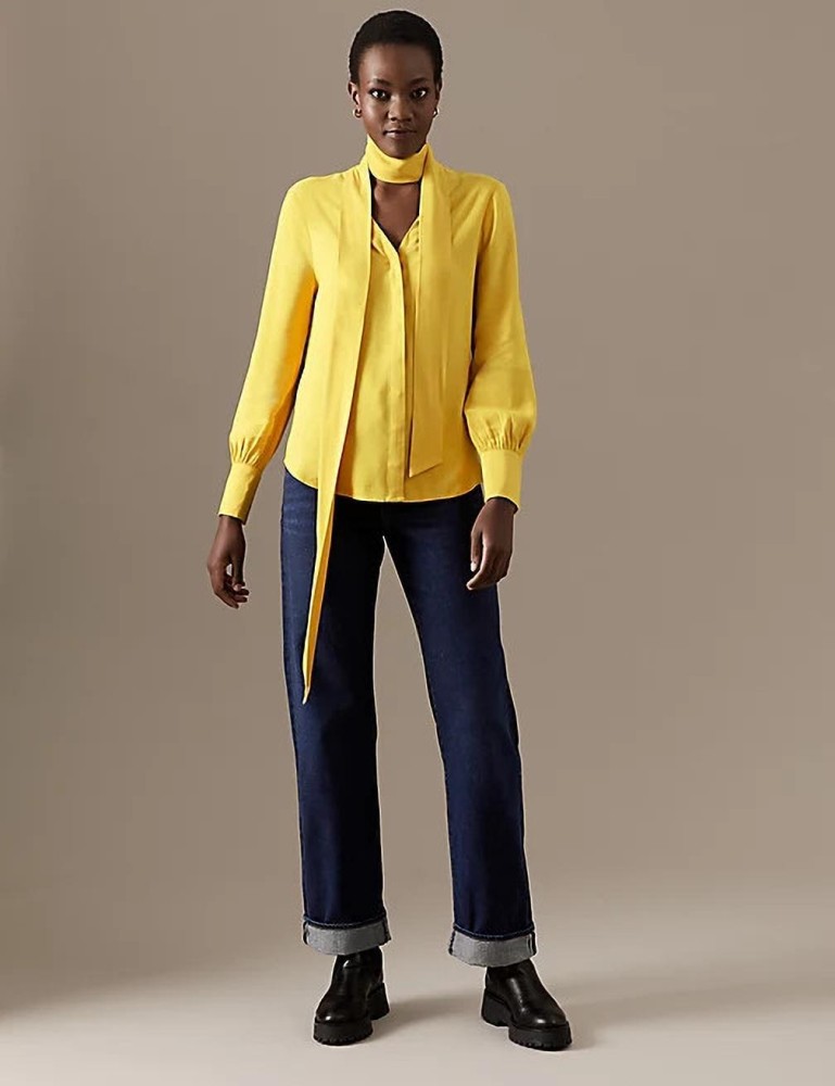 Marks and spencer yellow on sale blazer