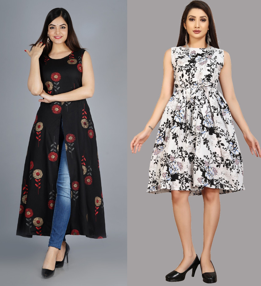 Flipkart online shopping dresses long tops hotsell