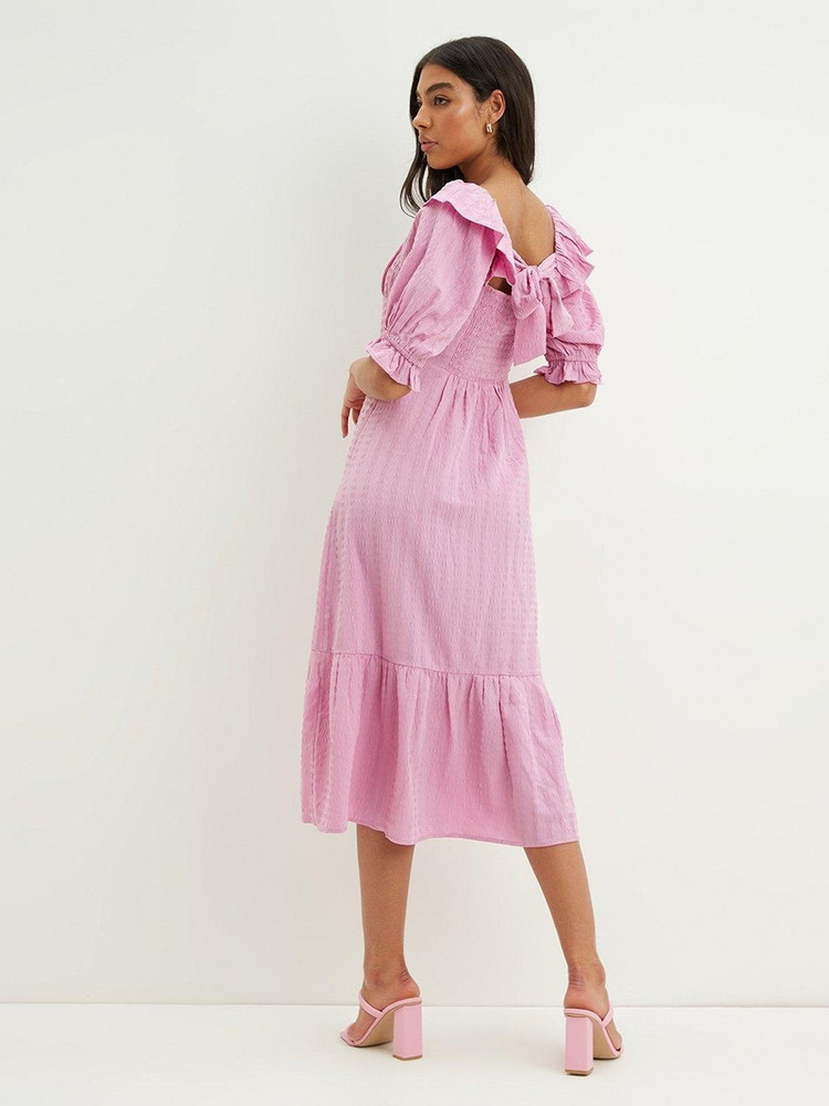 DOROTHY PERKINS Women A line Pink Dress Buy DOROTHY PERKINS