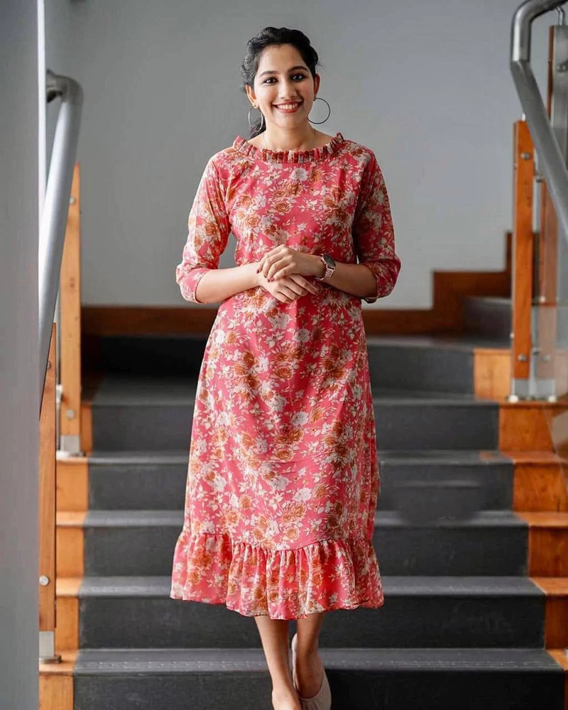Flipkart gown kurti new arrivals