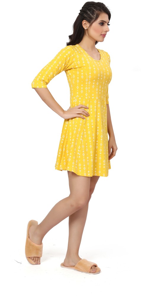 M and s hot sale yellow dress