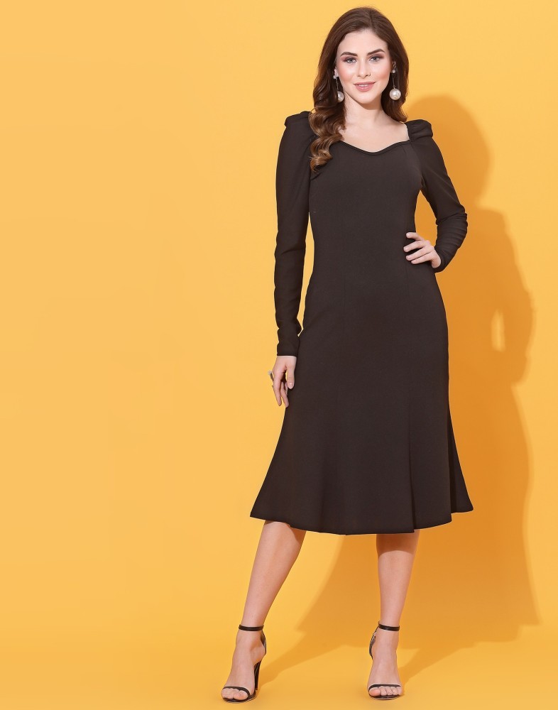 Flipkart black outlet dress