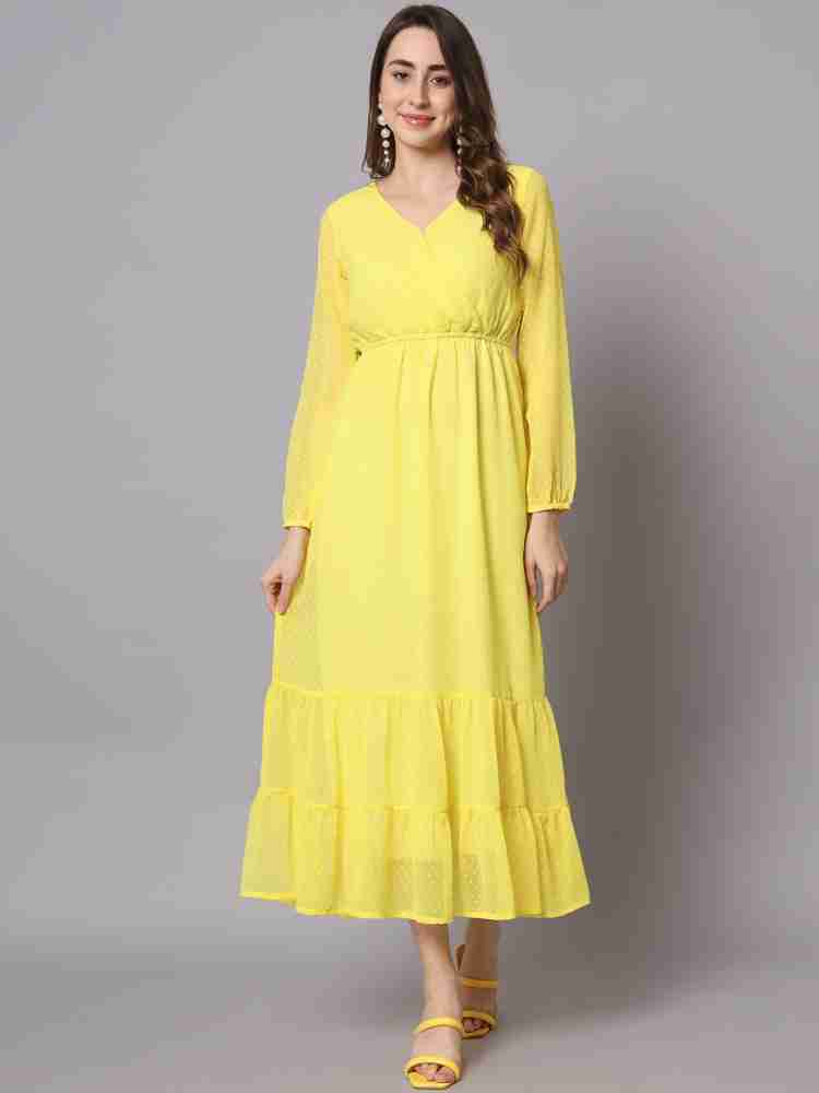 Buy Yellow Dresses for Women by HELLO DESIGN Online