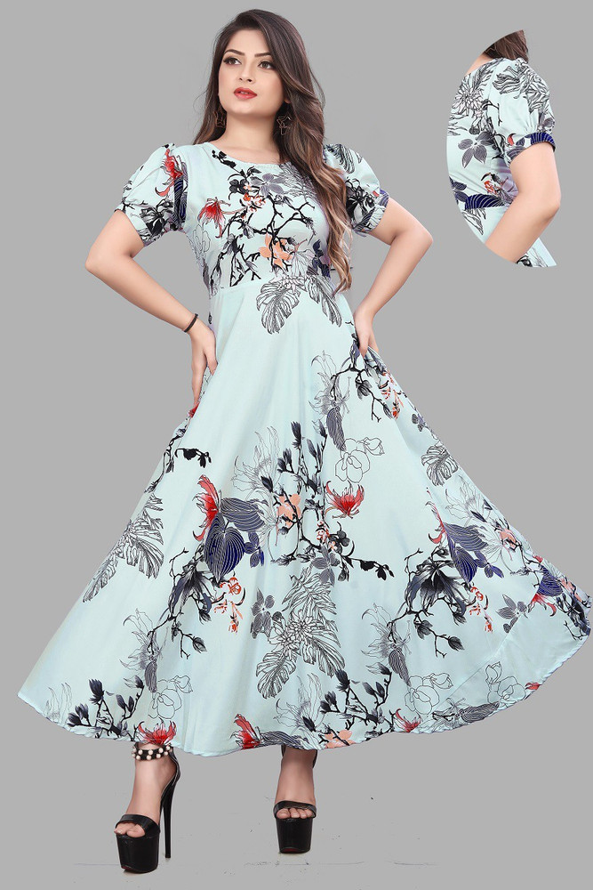 Aline long frock clearance