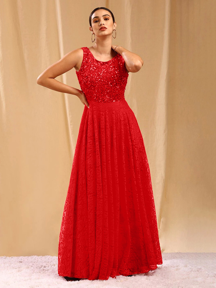 luckey corporation Women Maxi Red Dress Buy luckey corporation