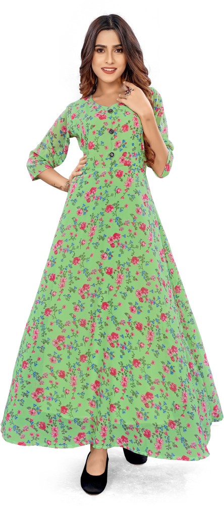 Cotton maxi clearance dress flipkart