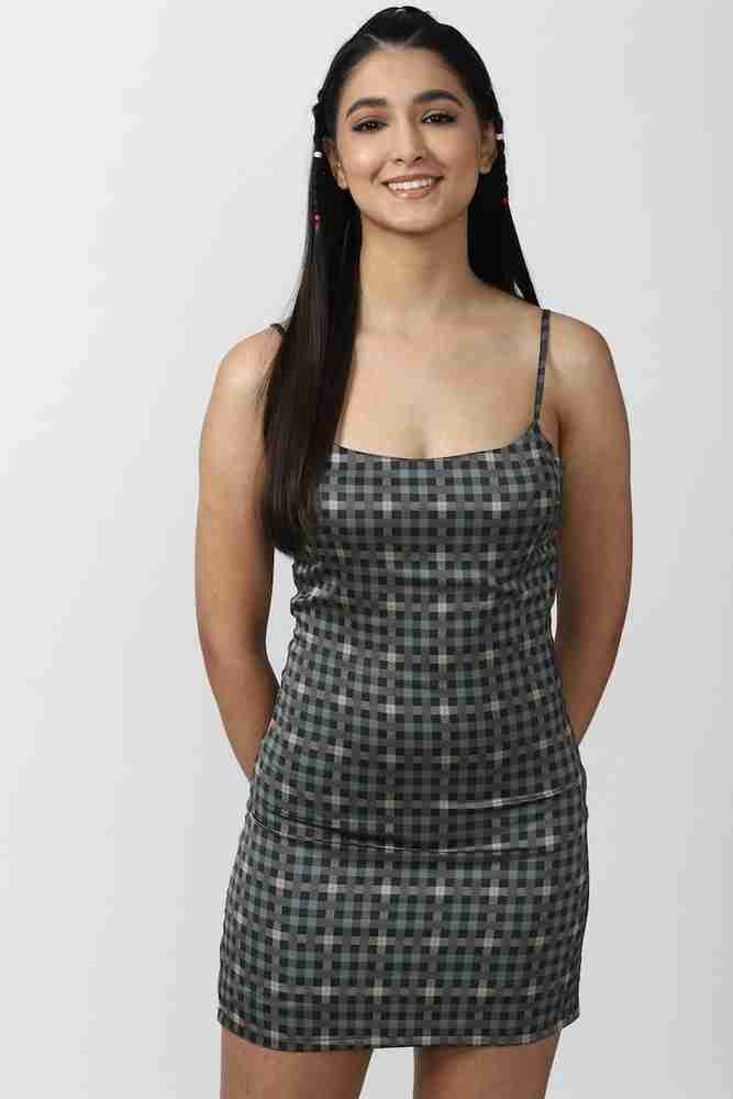 FOREVER 21 Women Bodycon Grey Dress Buy FOREVER 21 Women Bodycon