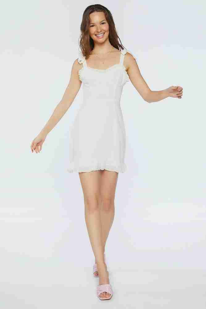 White skater clearance dress forever 21