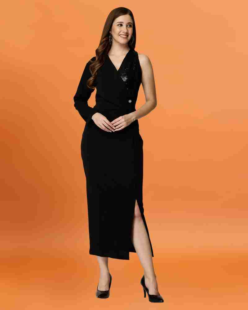 Buy online Women's Solid Dress from western wear for Women by Sera for ₹699  at 65% off