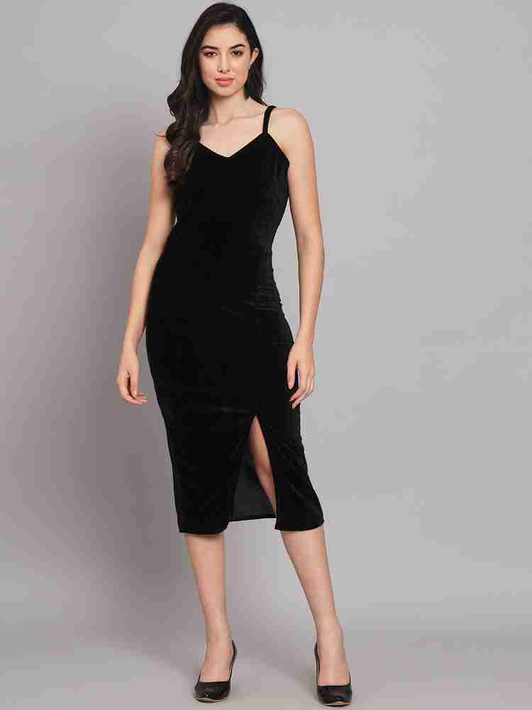 Black one piece knee length online