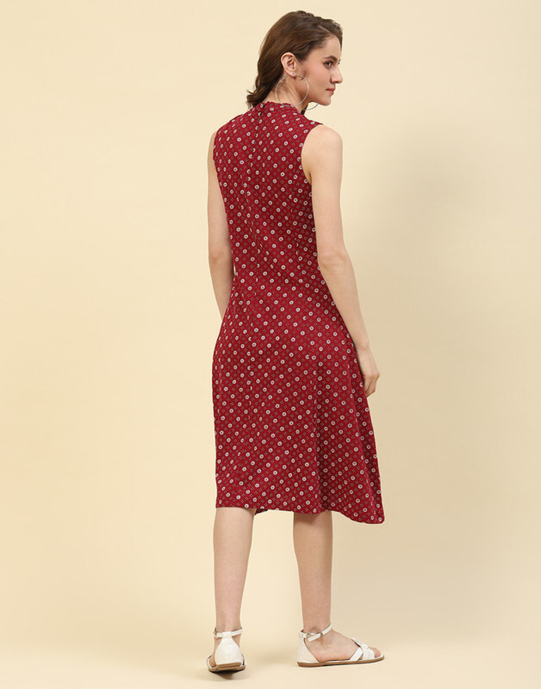 MONTE CARLO Women A line Maroon Dress Buy MONTE CARLO Women A line Maroon Dress Online at Best Prices in India Flipkart
