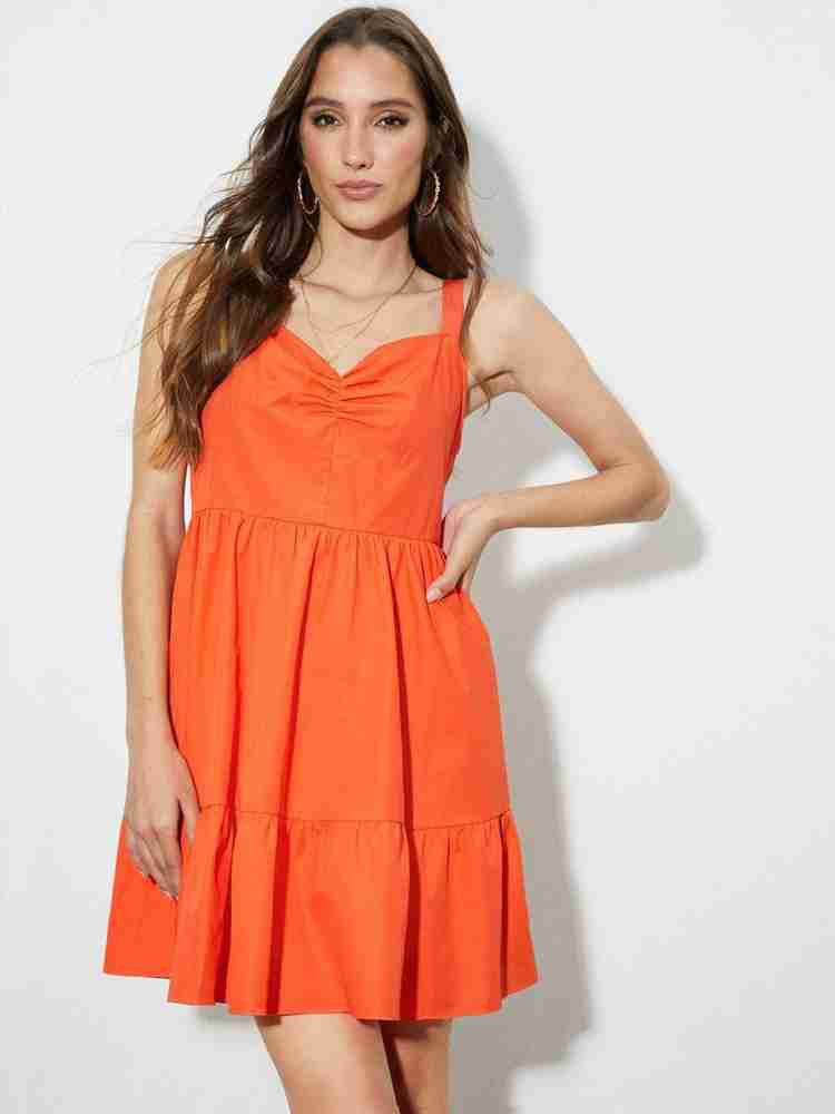 Dorothy perkins orange dress hotsell