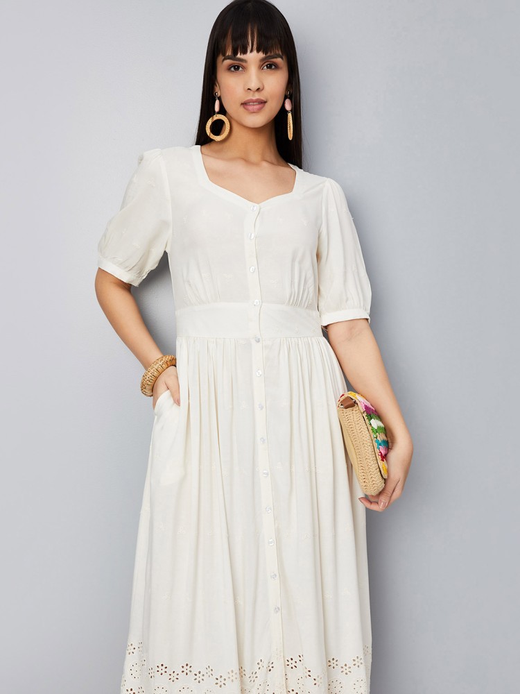 MAX Women Maxi White Dress Buy MAX Women Maxi White Dress Online at Best Prices in India Flipkart